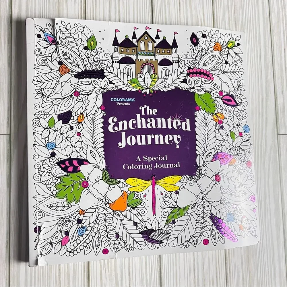 Colorama The Enchanted Journey, A Special Coloring Journal, Write and Color